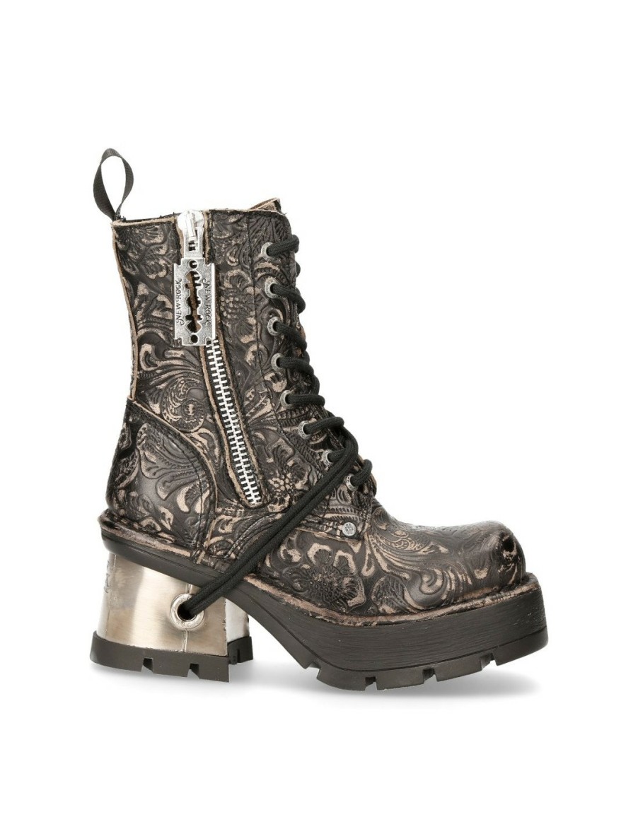 Donna New Rock | Ankle Boot Metallic M-1045-C17