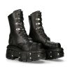 Donna New Rock | Boot Black Imperfect M-Tank001-C8