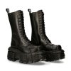 Donna New Rock | Boot Black Imperfect With Laces M-Mili211-S15