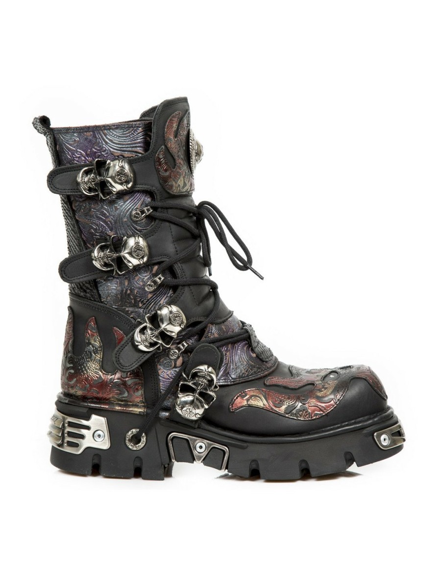 Donna New Rock | Boot Metallic M-373-Cz83