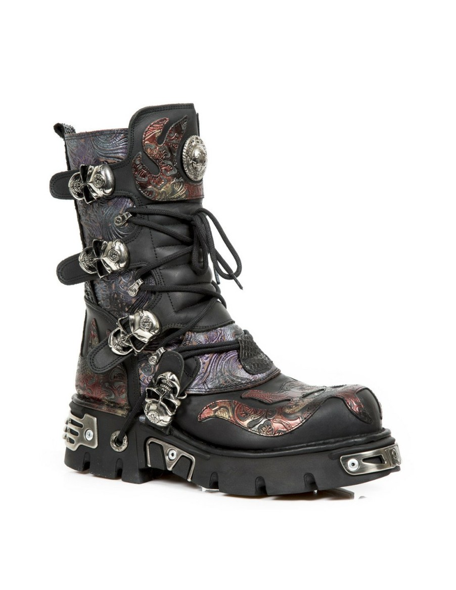 Donna New Rock | Boot Metallic M-373-Cz83