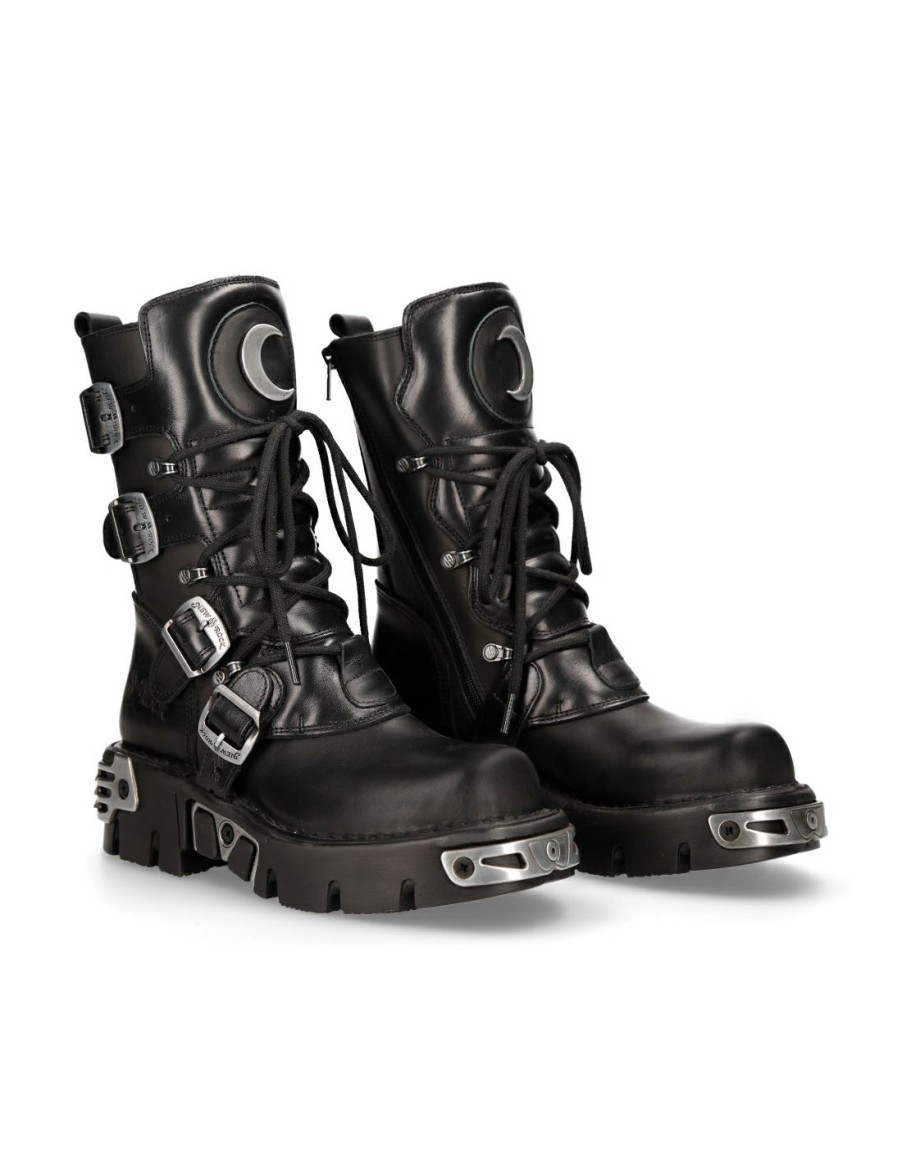 Donna New Rock | Boot Black Reactor M-373Luna-S1