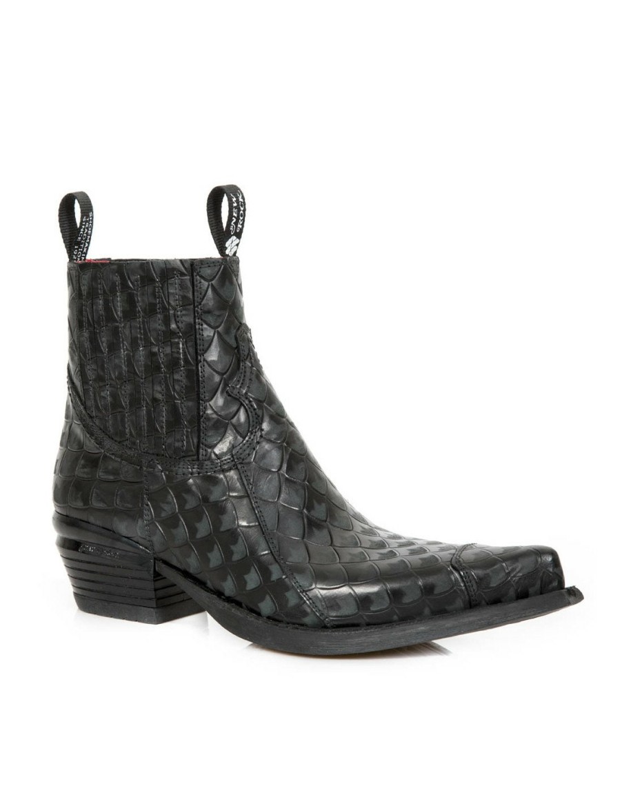 Donna New Rock | Ankle Boot West M-7953Pt-C19