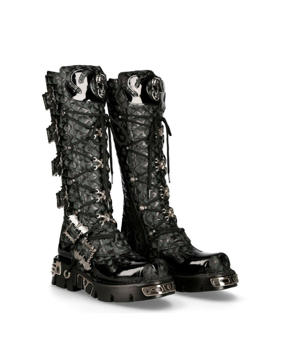 Donna New Rock | High Boot Metallic M-308-C11