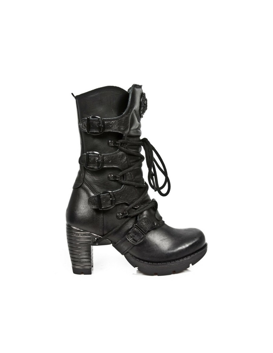 Donna New Rock | Boot Black M-Tr003-C9