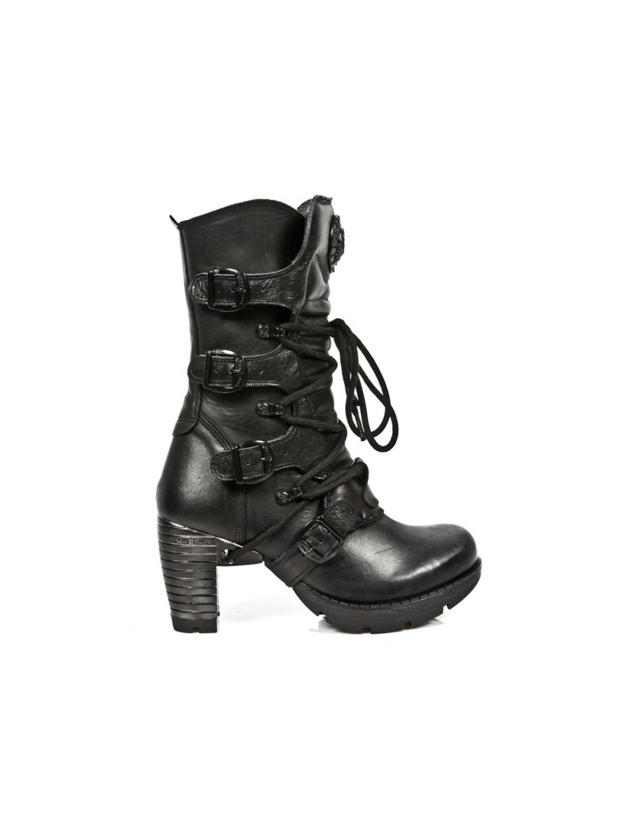 Donna New Rock | Boot Black M-Tr003-C9