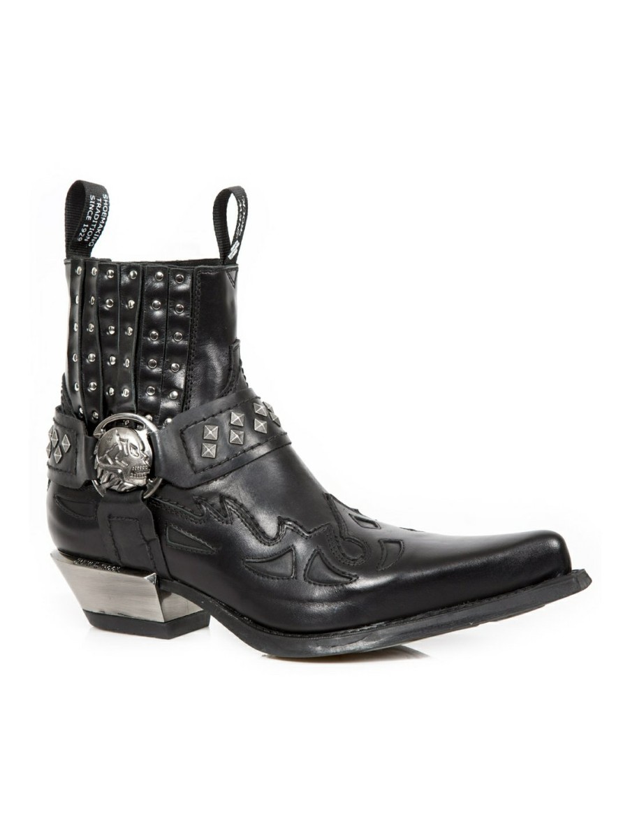 Uomo New Rock | Ankle Boot Black West M-7950-S9