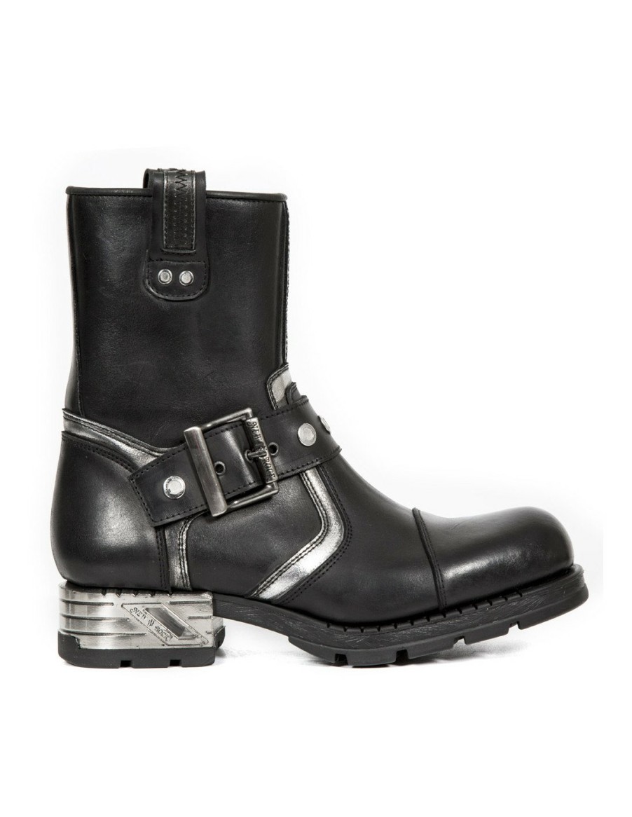 Uomo New Rock | Ankle Boot Motorock M-Mr033-C1