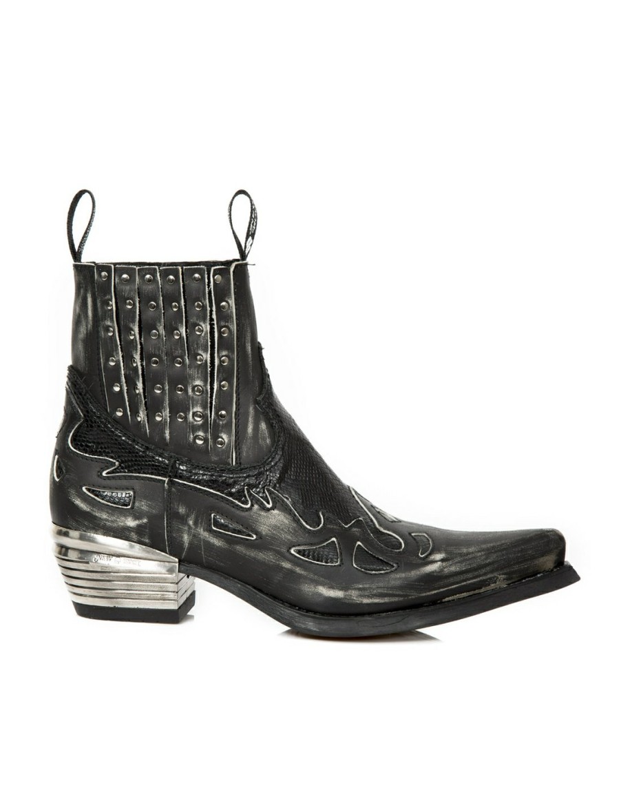 Donna New Rock | Ankle Boot West M-Wst047-S2