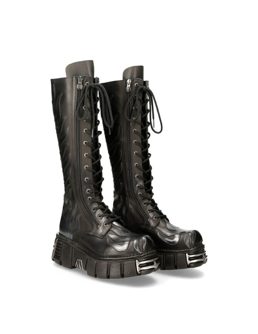 Donna New Rock | Boot Metallic M-350-C1