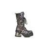 Donna New Rock | Boot Metallic M-373-Q2