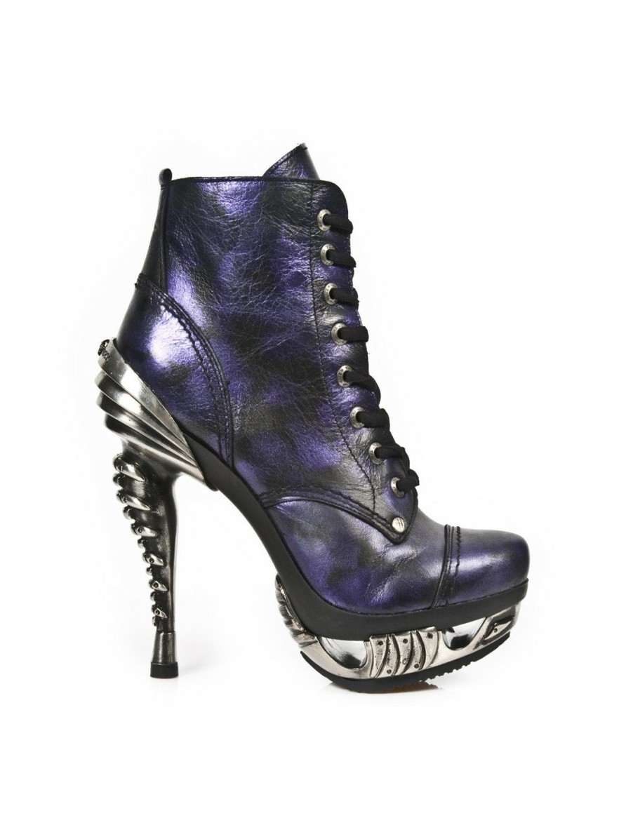 Donna New Rock | Ankle Boot Punk M-Mag016-C9