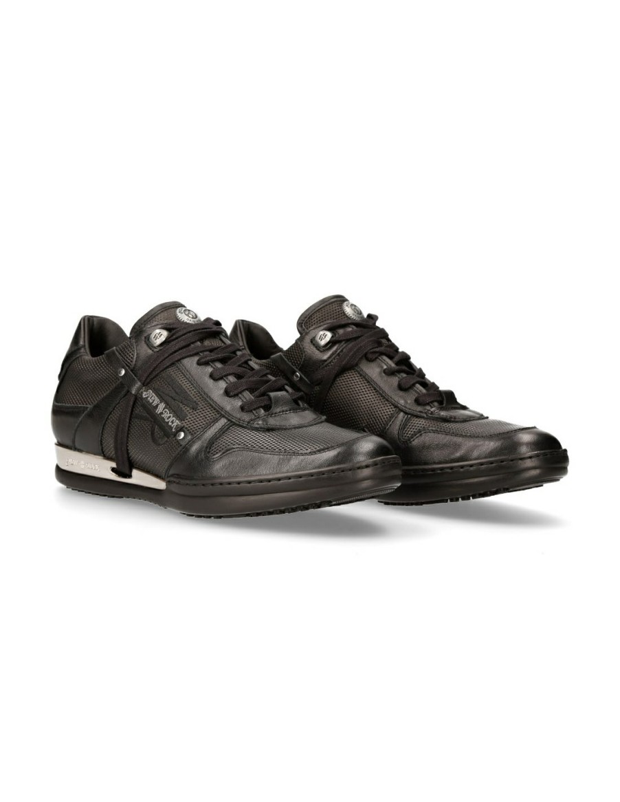 Uomo New Rock | Black Hybrid With Laces M-Hy021-S2