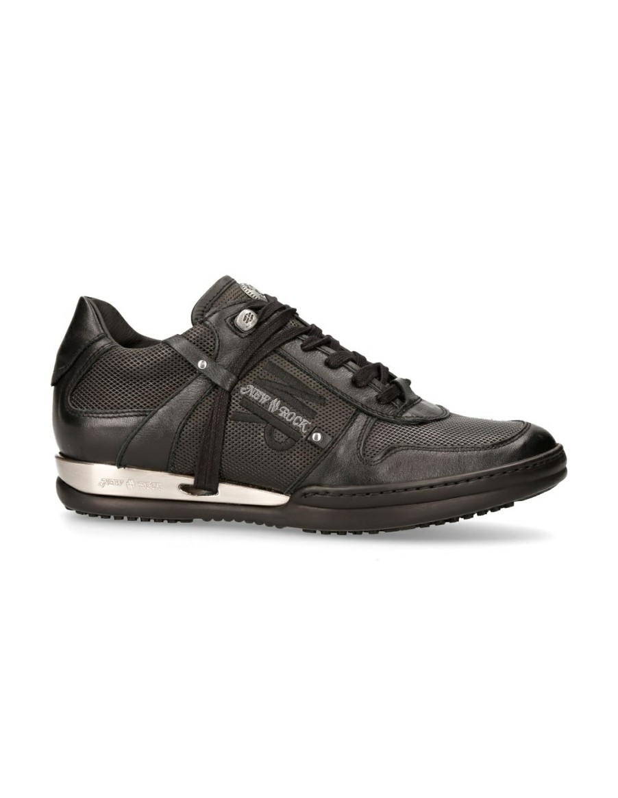 Uomo New Rock | Black Hybrid With Laces M-Hy021-S2