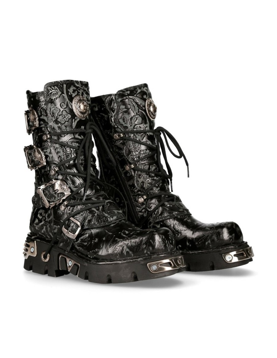 Donna New Rock | Boot Black Reactor M-391-S4