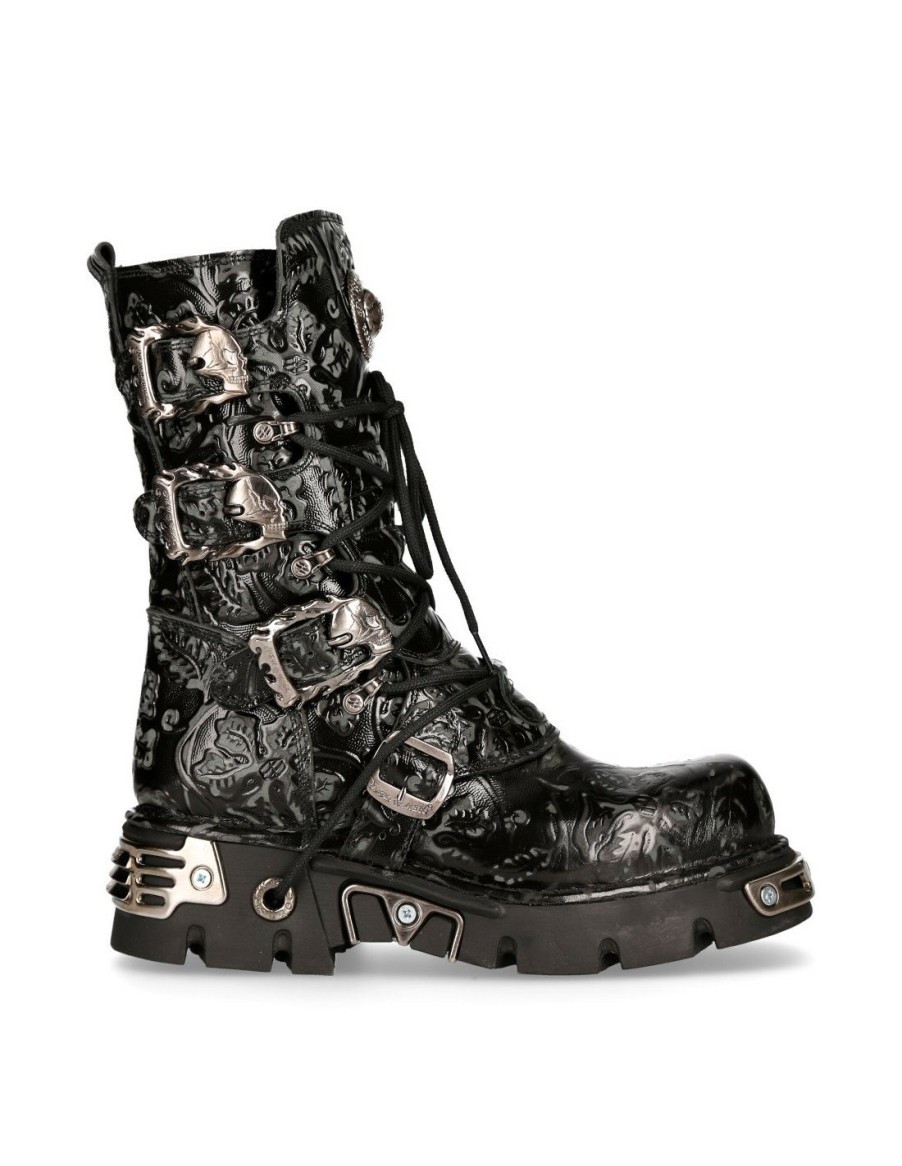 Donna New Rock | Boot Black Reactor M-391-S4