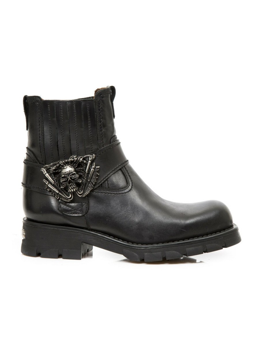 Uomo New Rock | Ankle Boot Motorcycle M-7633-S1