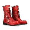 Donna New Rock | Boot Red Planing With Laces M-1473-S12