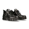 Donna New Rock | Shoe Black Tower With Laces M-Wall019-C2