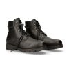 Donna New Rock | Ankle Boot Black Ranger With Laces M-Ranger046-V1