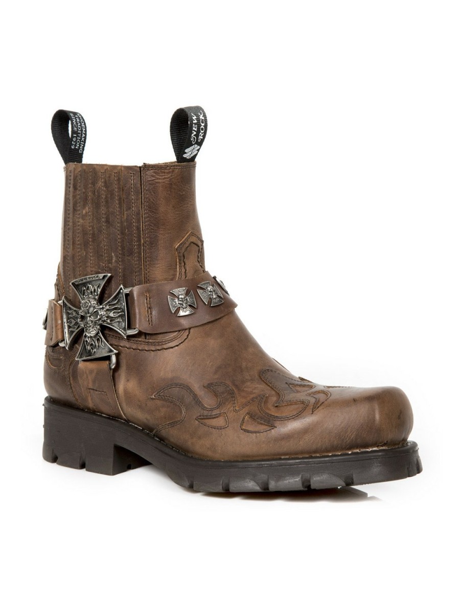 Uomo New Rock | Ankle Boot Motorcycle M-7647-C2