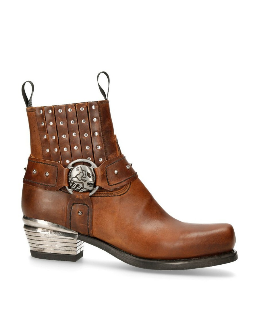 Uomo New Rock | Ankle Boot Cuero West M-7959-S5