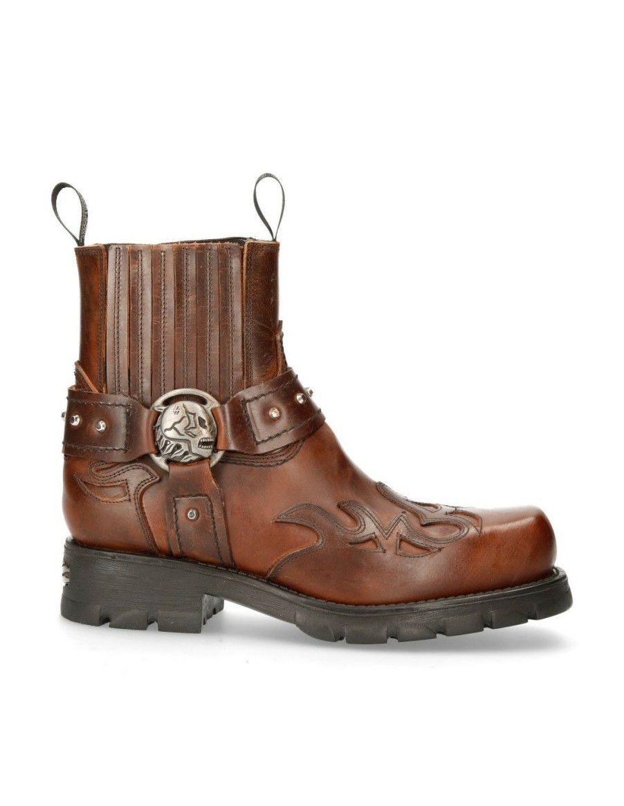 Uomo New Rock | Ankle Boot Motorcycle M-7637-C1