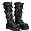 Donna New Rock | High Boot Black Tower M-755-C4