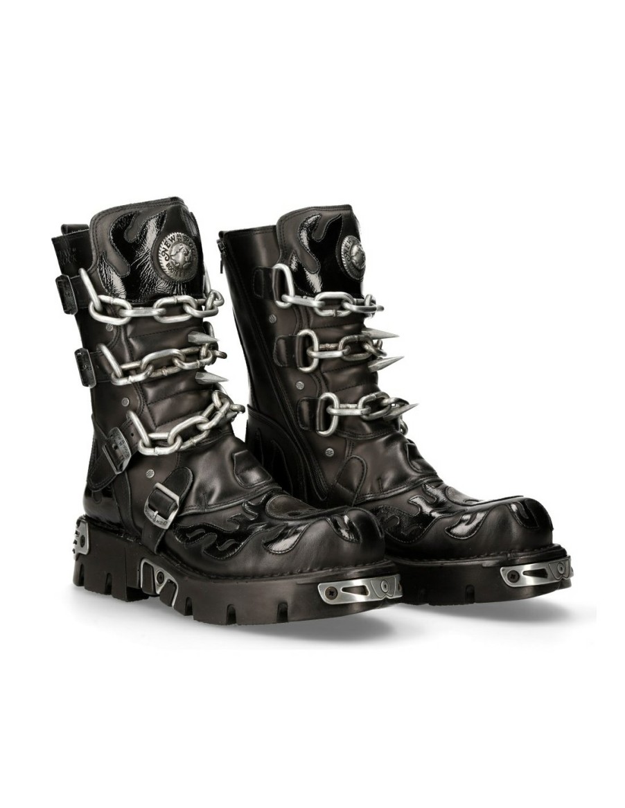 Donna New Rock | Boot Black Reactor M-727-S5