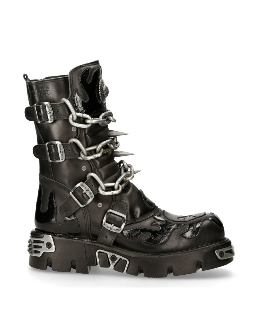 Donna New Rock | Boot Black Reactor M-727-S5