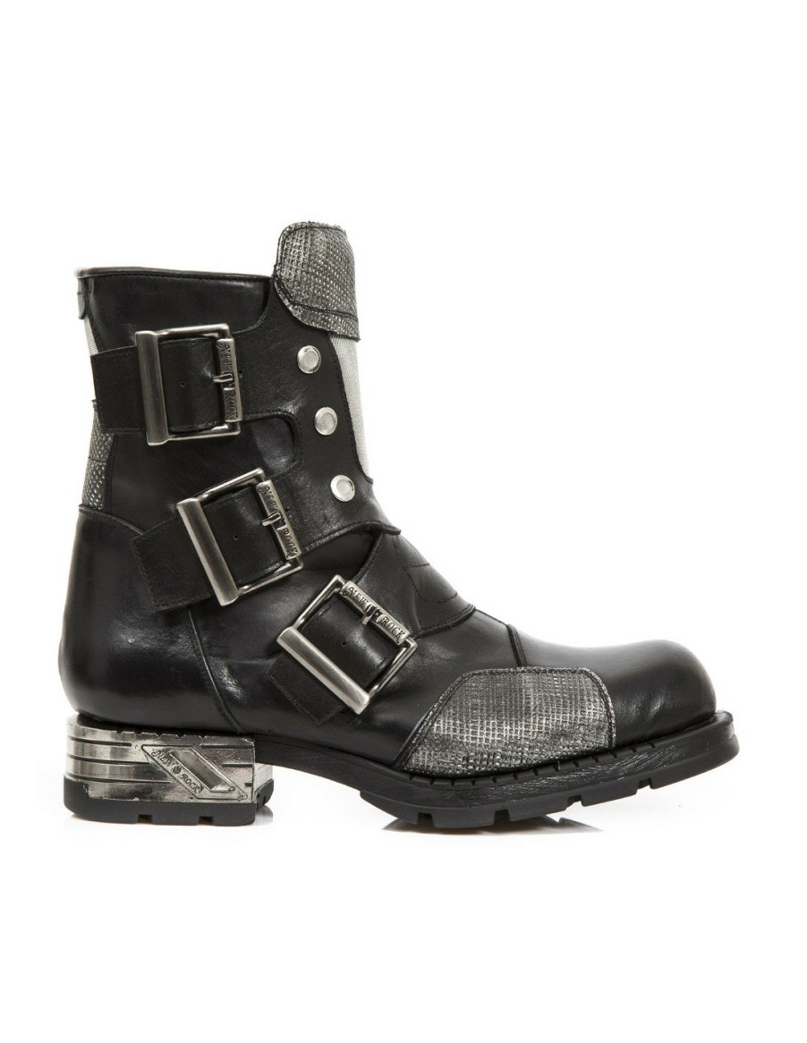 Uomo New Rock | Ankle Boot Motorock M-Mr042-C1