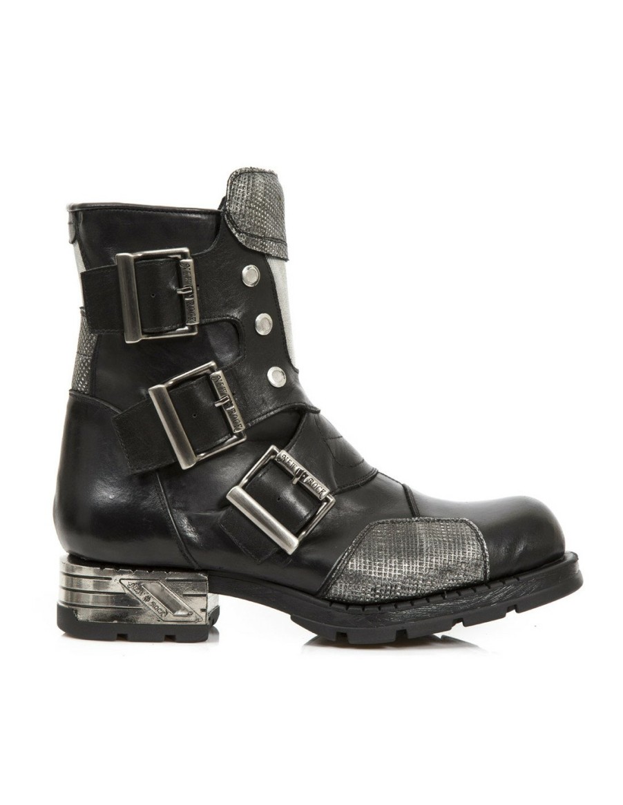 Uomo New Rock | Ankle Boot Motorock M-Mr042-C1