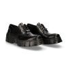 Uomo New Rock | Shoe Black Tower With Laces M-Wall042-S1