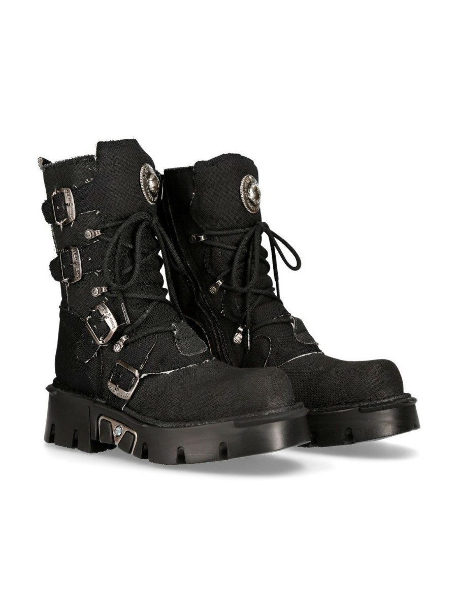 Donna New Rock | Boot Black Reactor M-1473-Rc1