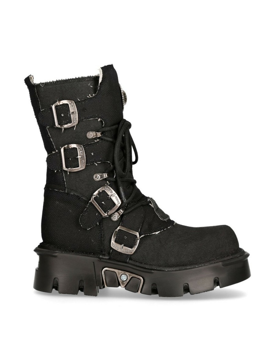 Donna New Rock | Boot Black Reactor M-1473-Rc1