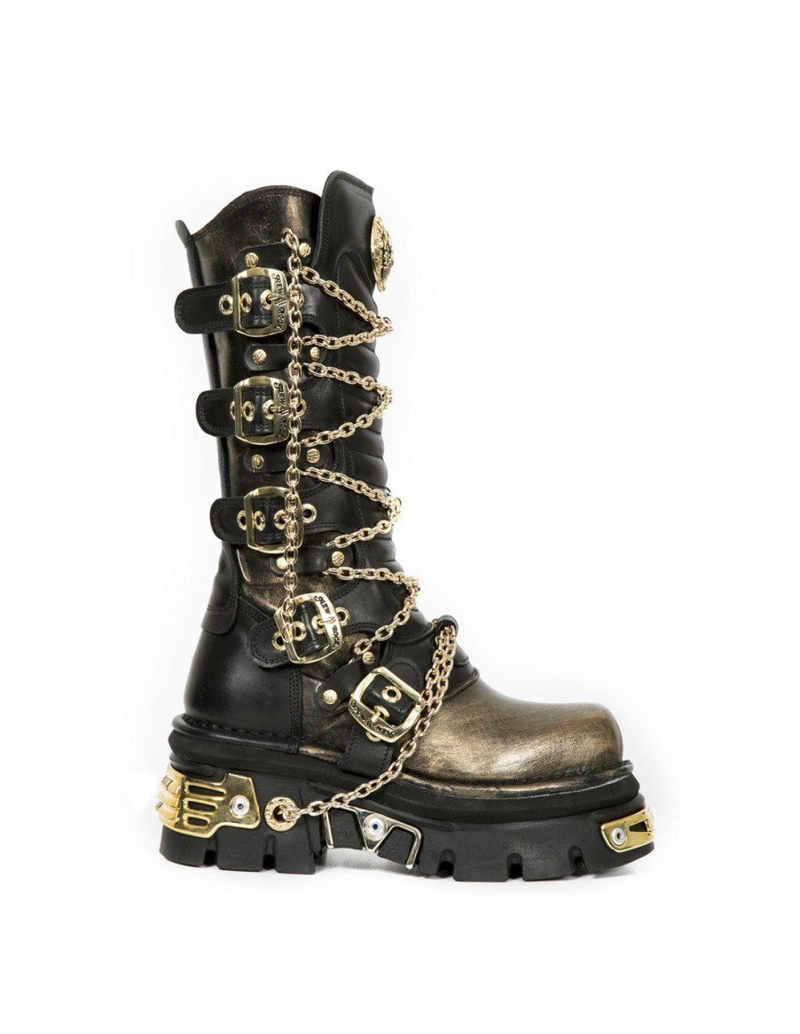 Donna New Rock | High Boot Metallic M-1013-C3