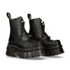 Donna New Rock | Boot Black Tower With Laces M-Newmili083-S21