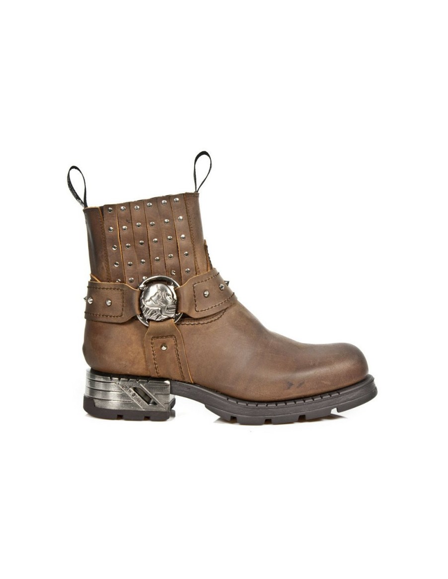 Uomo New Rock | Ankle Boot Motorock M-Mr027-C1