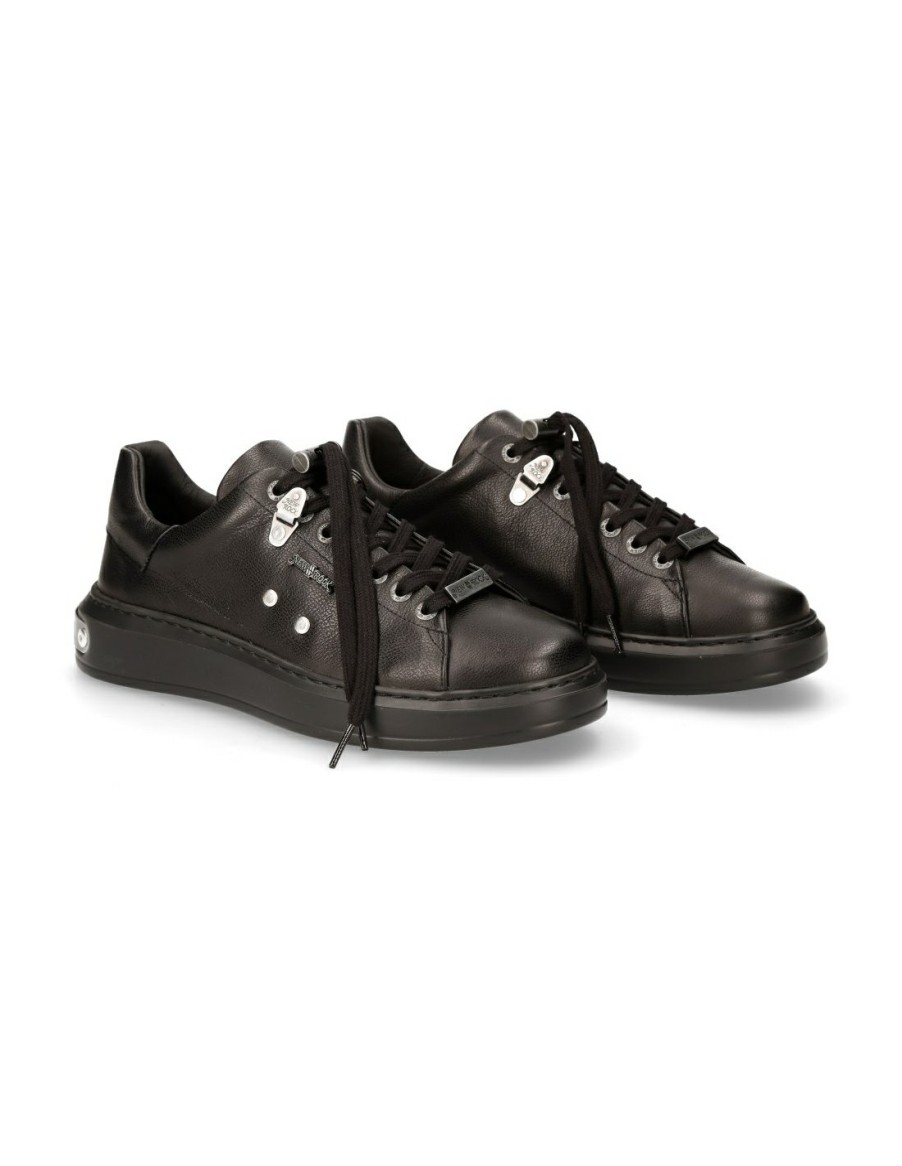 Donna New Rock | Shoe Black B-Light With Laces M-Pisa101-S51