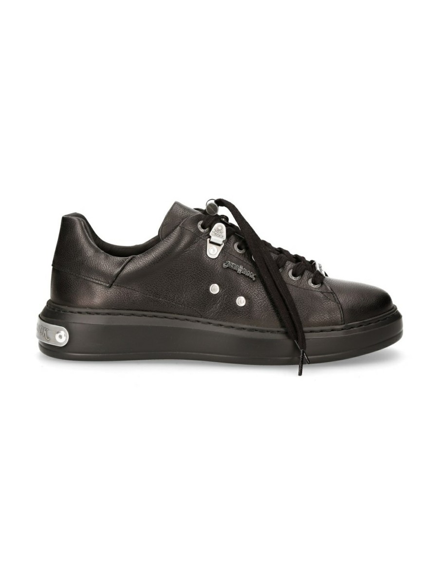 Donna New Rock | Shoe Black B-Light With Laces M-Pisa101-S51