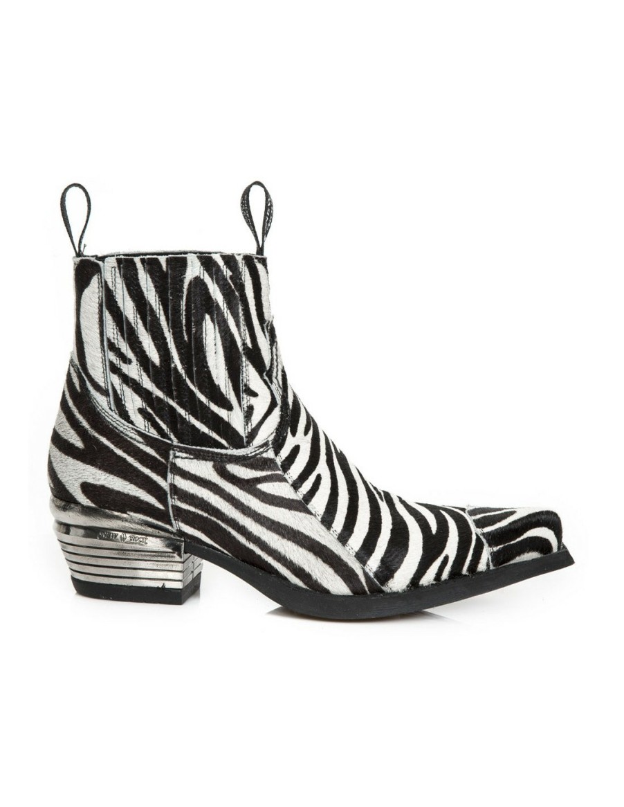 Donna New Rock | Ankle Boot West M-7953Pt-C26