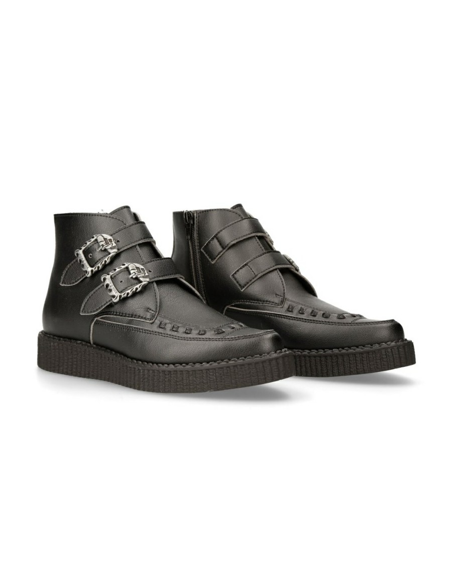 Donna New Rock | Shoe Black Creeper M-Creepers004-V1