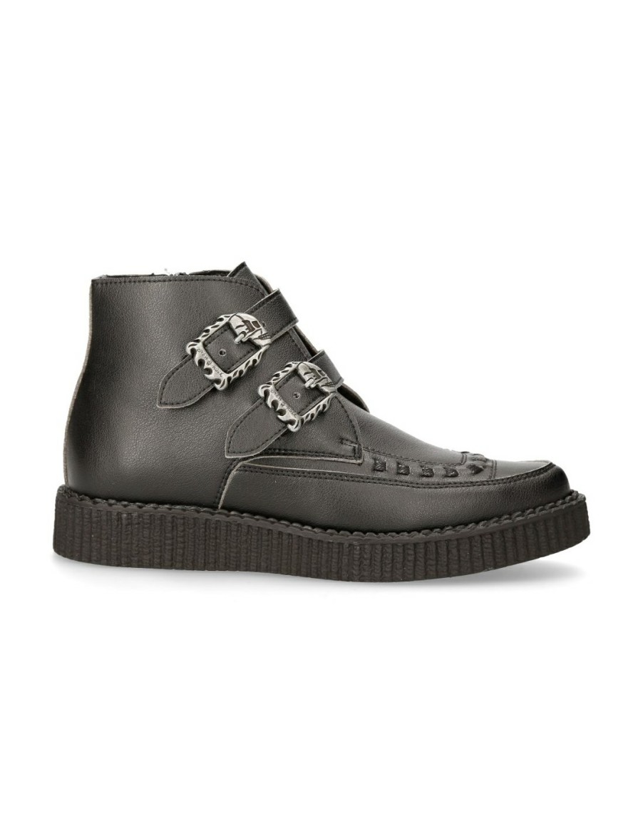 Donna New Rock | Shoe Black Creeper M-Creepers004-V1