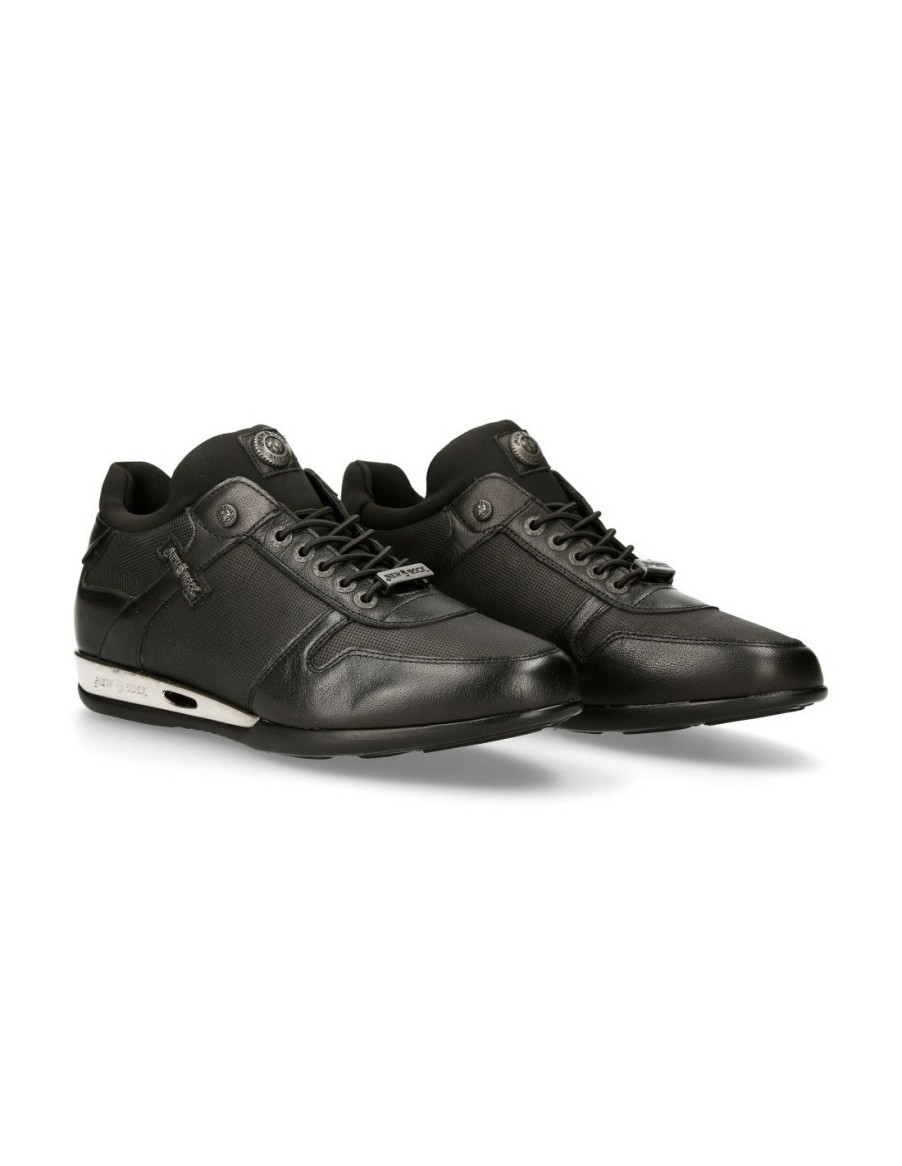 Uomo New Rock | Shoe Black Hybrid With Laces M-Chrono002-C22