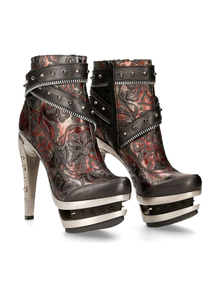 Donna New Rock | Ankle Boot Punk M-Rock201-C4