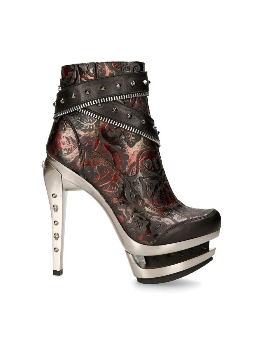 Donna New Rock | Ankle Boot Punk M-Rock201-C4