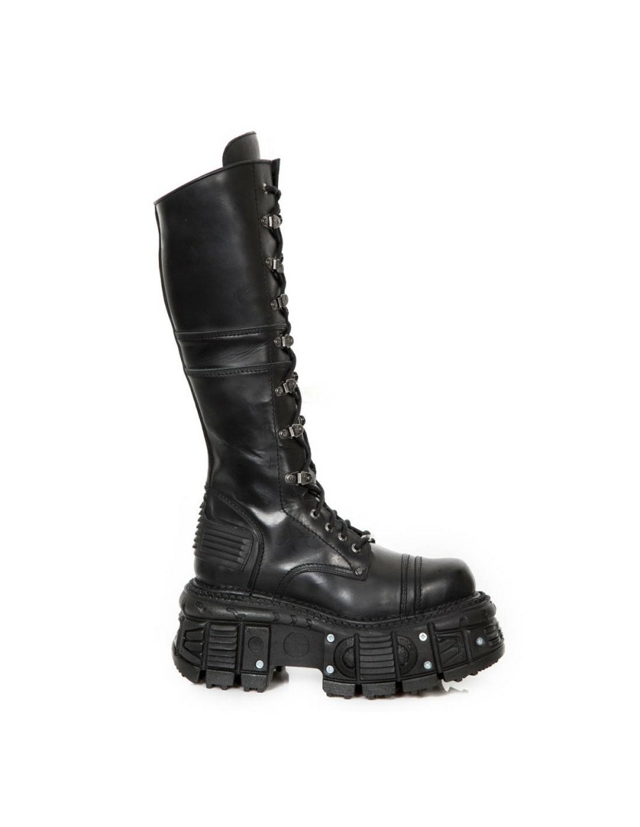 Donna New Rock | High Boot Imperfect With Laces M-Tank004-C5