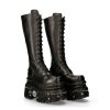 Donna New Rock | High Boot Black Imperfect With Laces M-235-C11