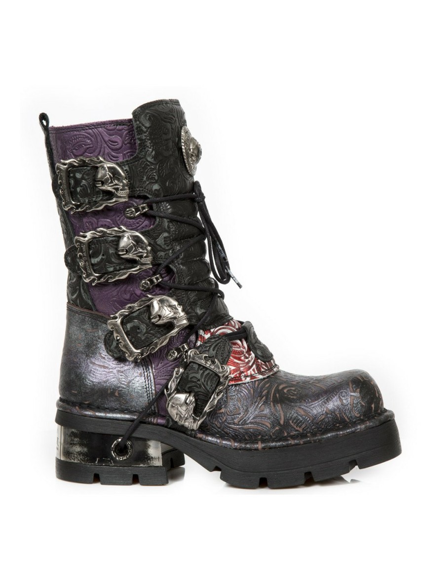 Donna New Rock | Boot Metallic M-373-Cz79