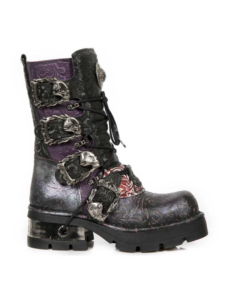 Donna New Rock | Boot Metallic M-373-Cz79